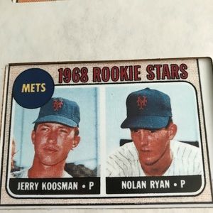 Jerry Koosman and Nolan Ryan porcelain cards